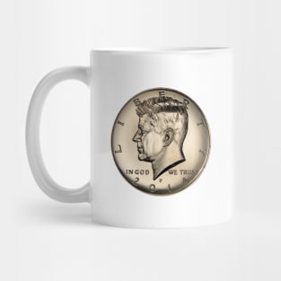 Kennedy coin Mug